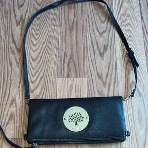 Mulberry Leather Crossbody Bag - Brown Crossbody Bags, Handbag...